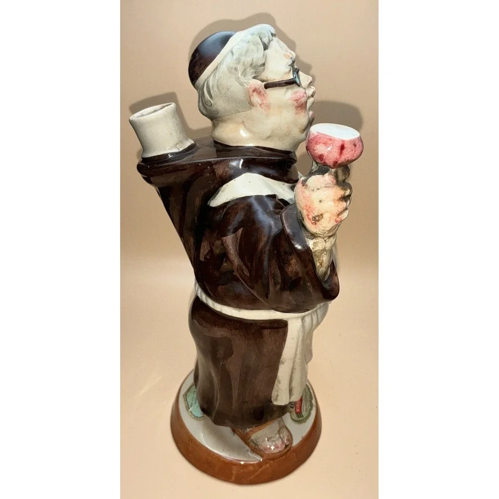 Vintage Barsottini Vino Rosso Monk Decanter 1969